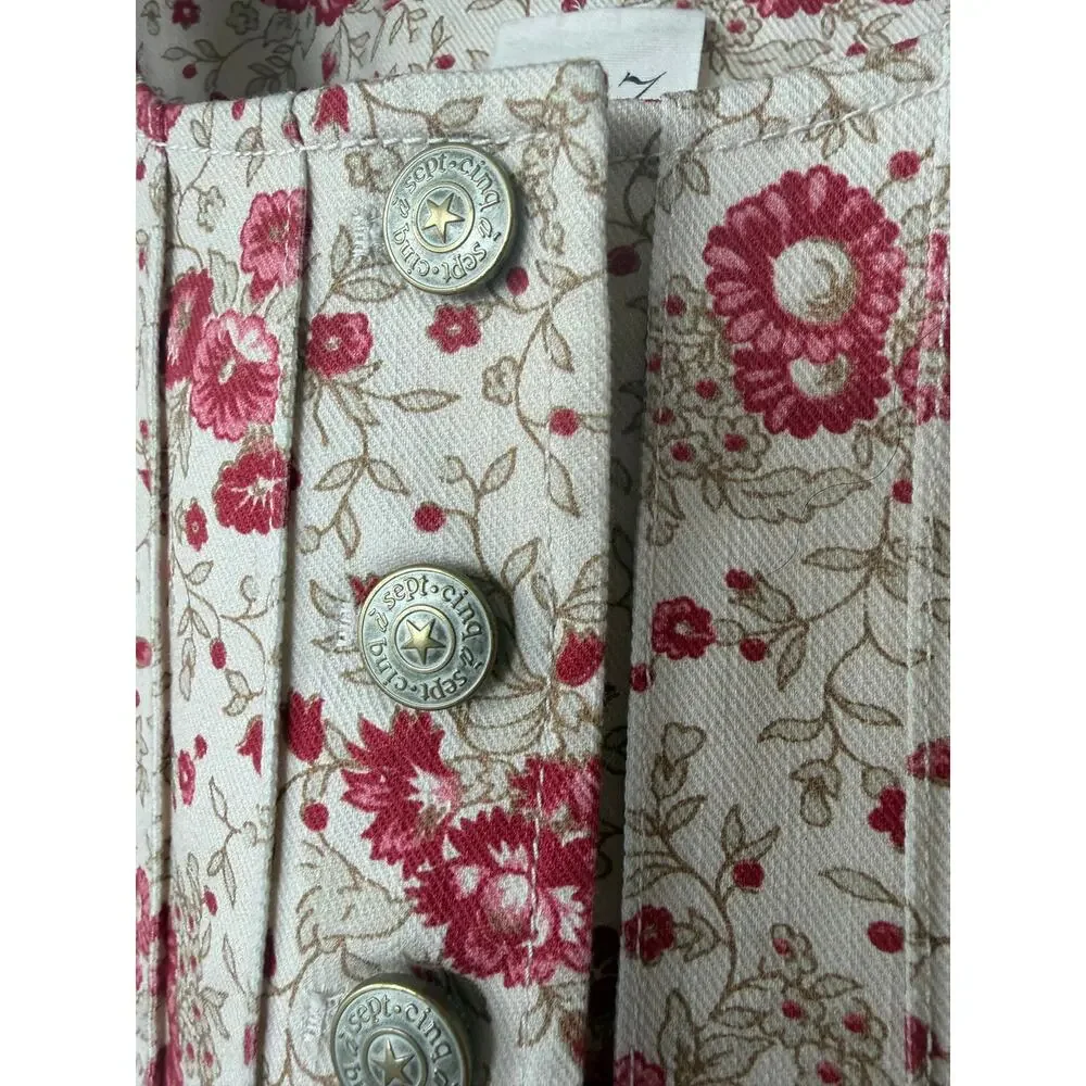 Cinq à Sept Rowena Jean Cottagecore Floral Tank Top Size S NEW - Picture 5 of 11